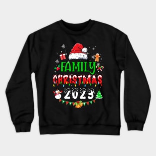 Matching Family Christmas 2023 Team Santa Elf Squad Crewneck Sweatshirt